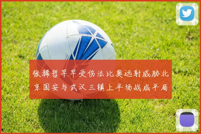 张稀哲早早受伤法比奥远射威胁北京国安与武汉三镇上半场战成平局